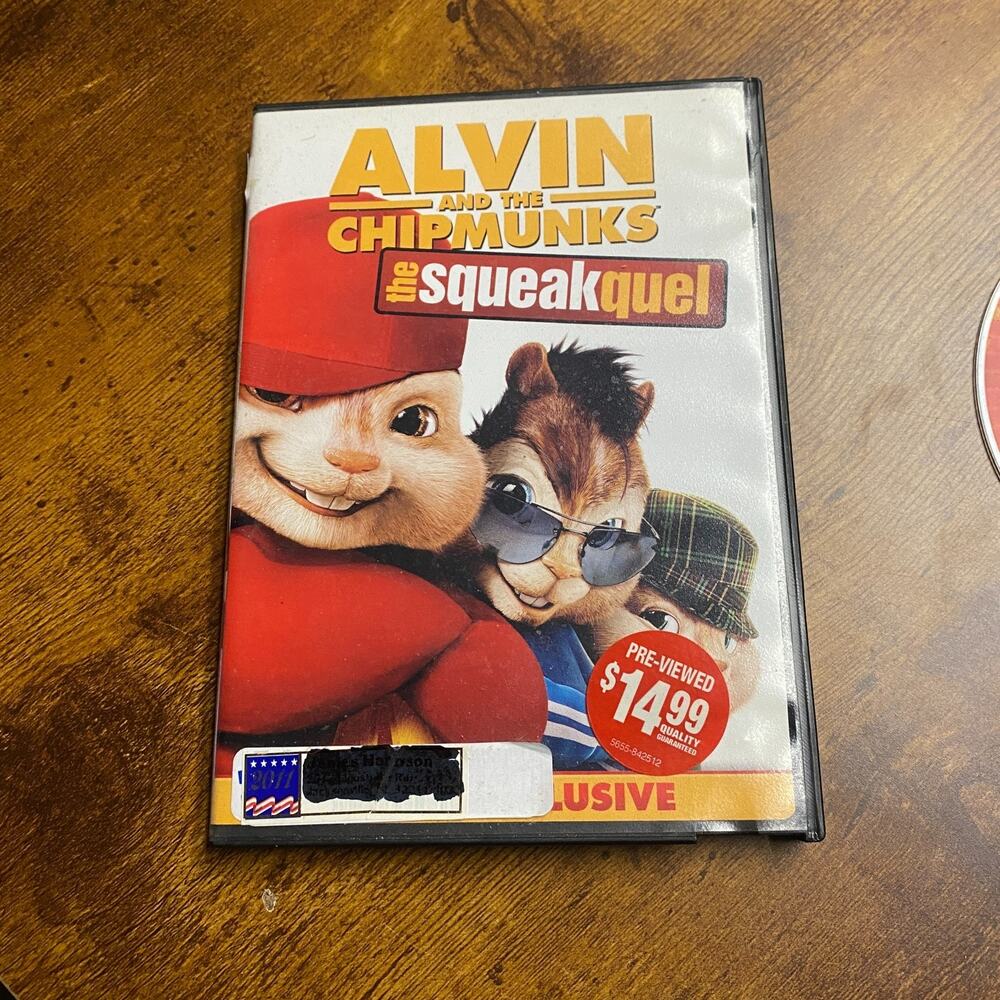 Alvin and the Chipmunks The Squeakquel DVD